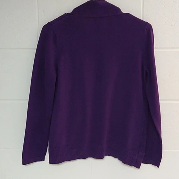 FINE GAUGE, CABLE, 100% COTTON, TWOFER, SWEATER - Picture 2 of 6